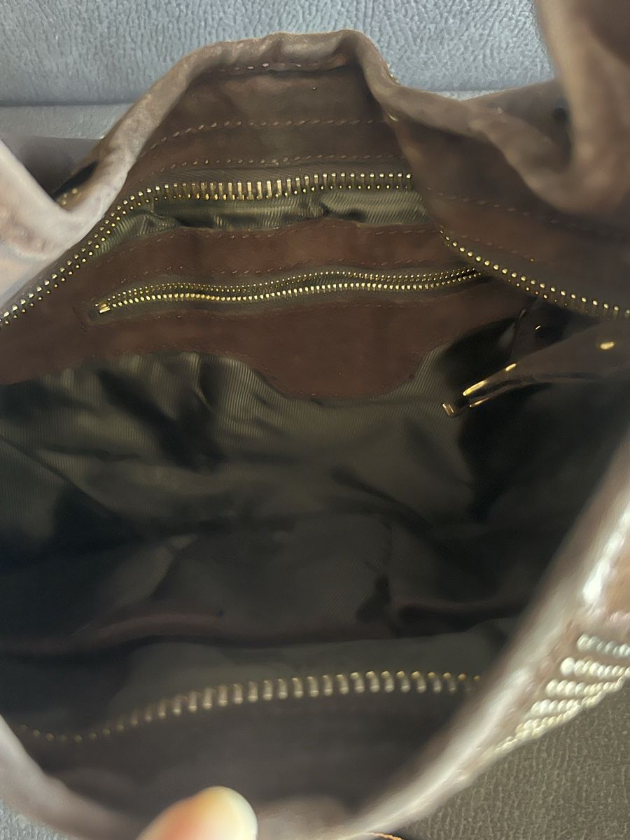 Burberry Taschen für Damen: Burberry Brown studded suede hobo bag – Gebraucht aus Lugano von p24_tzb2 3