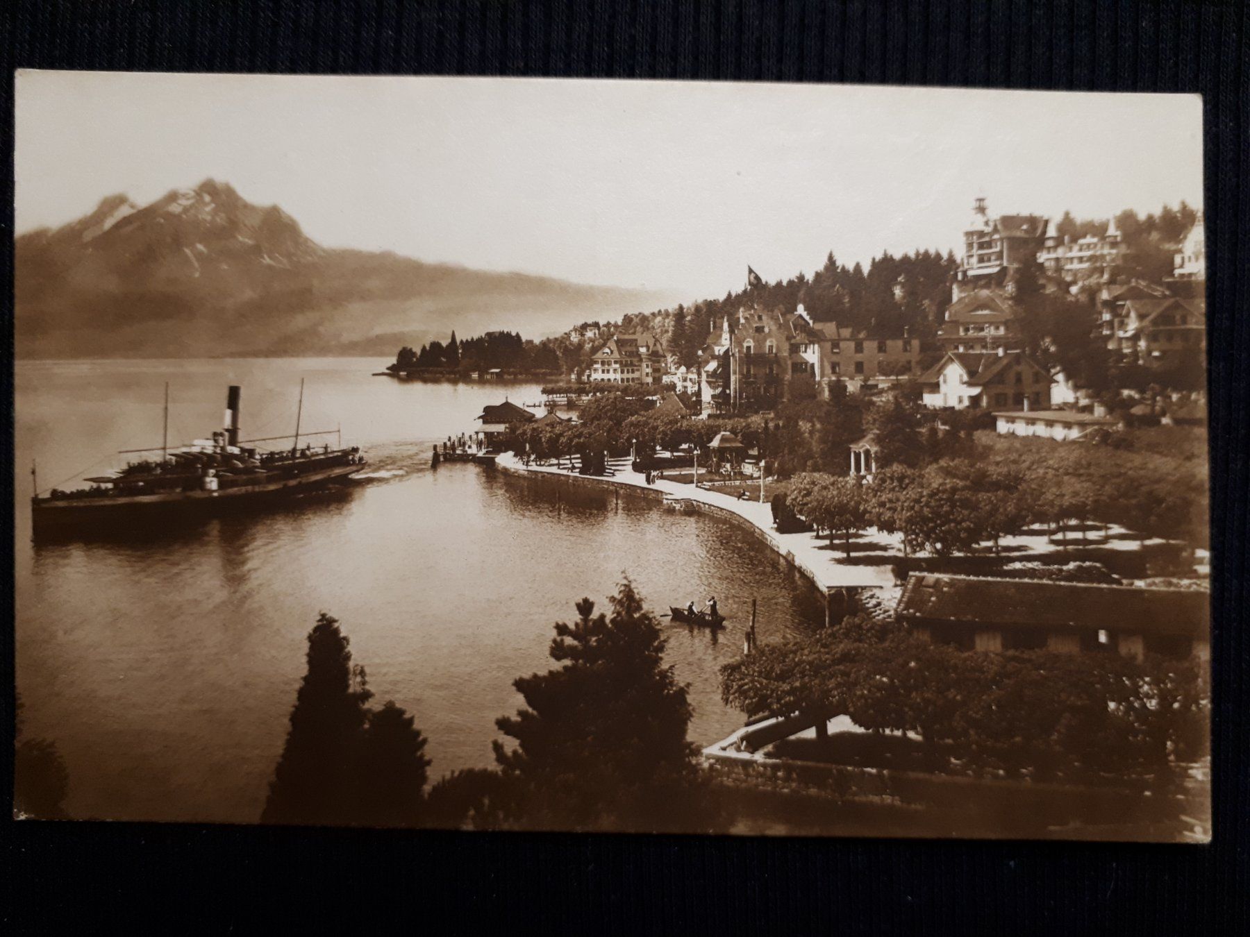 Cartoline postali: . LUZERN - DAMPFSCHIFF – Usato da Ponto Valentino venduto da giorgia06