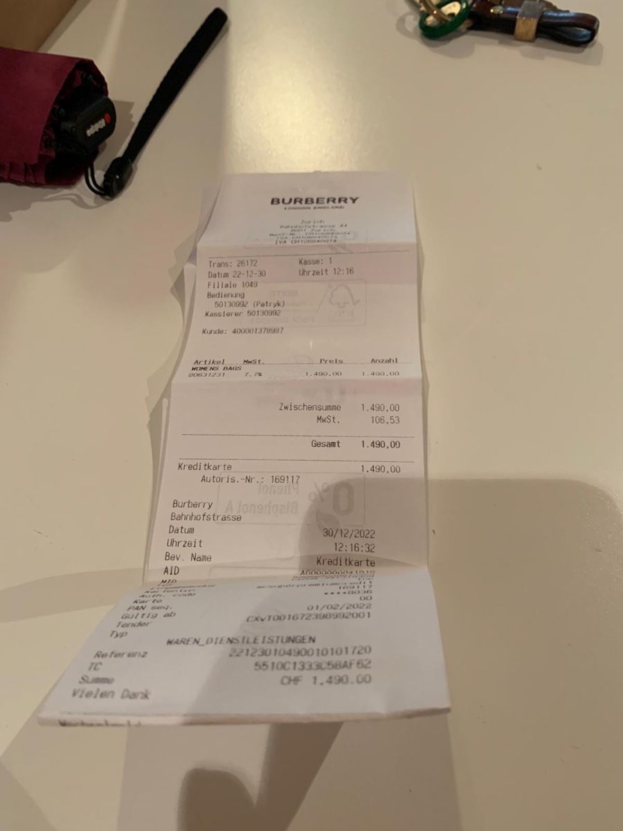 Burberry Borse da donna: Burberry Umhängetasche – Usato da Luzern venduto da rah_dz6m 4