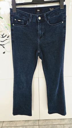 Jeans Hose Bootcut Gr. 38 Dunkelblau Neuwertig C&A