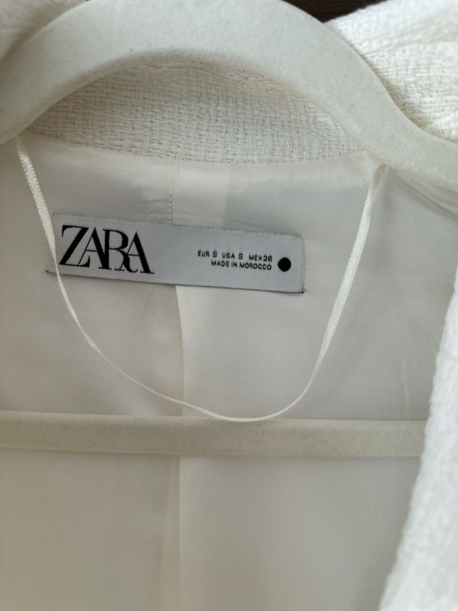Zara Kleider: Robe style blazer blanc Zara S new – Neu und originalverpackt aus La Croix (Lutry) von secondhandZara 2