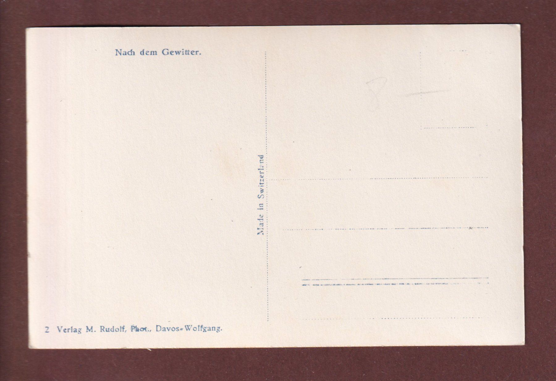 Cartoline postali: DAVOS - Schafherde – Usato da Pully venduto da nicecards 1