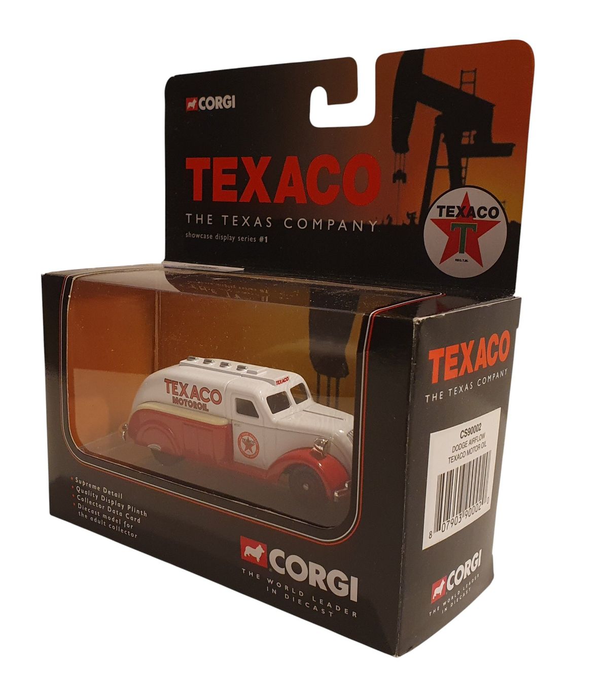 Corgi Toys Modellini d'auto: Dodge Airflow TEXACO MOTOR OIL – Nuovo e nell'imballaggio originale da Flawil venduto da RoverVitesse 2
