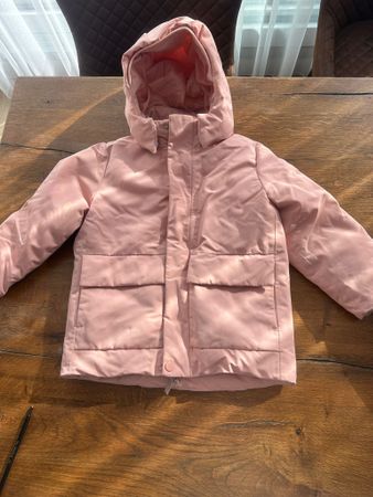 Kinder Winterjacke H&M rosa Grösse 122 guter Zustand