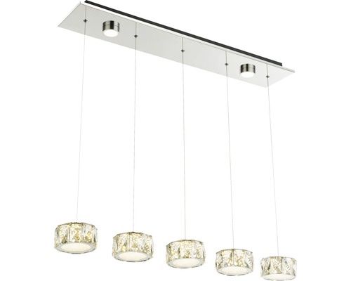 Lustres & lampes de plafonds: LED Hängeleuchte Glaskristalle chrom 48W – D'occasion à Birmensdorf ZH par Jacquelin0