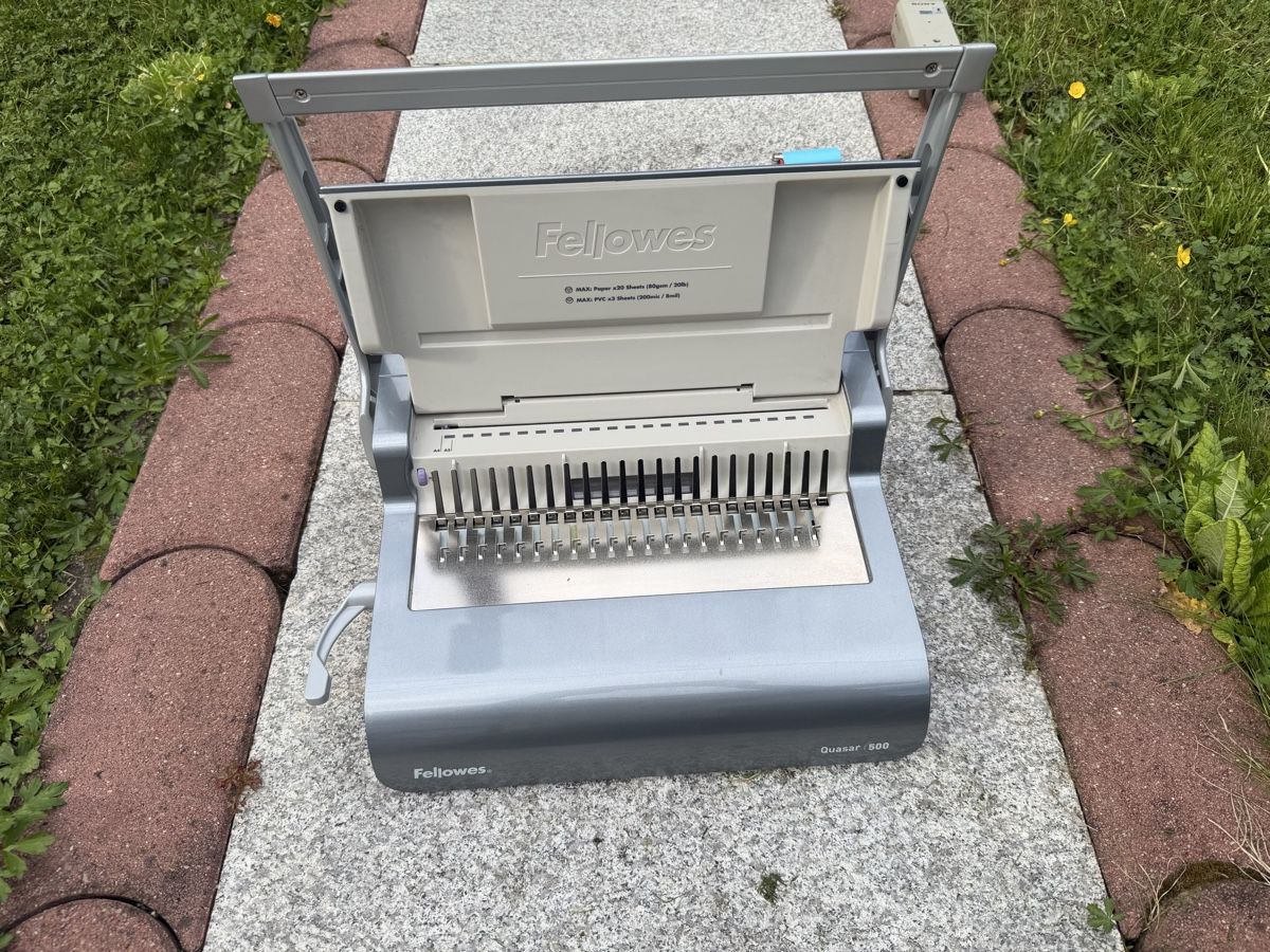 Fellowes Macchine rilegatrici: Fellows Quasar 500 bindig Maschine – Usato da Trimbach venduto da SABO-61 5