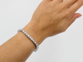 DIAMANT TENNIS BRACELET IN 750 WEISSGOLD