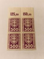 Deutsches Reich Danzig Porto Marken 1921 postfrisch