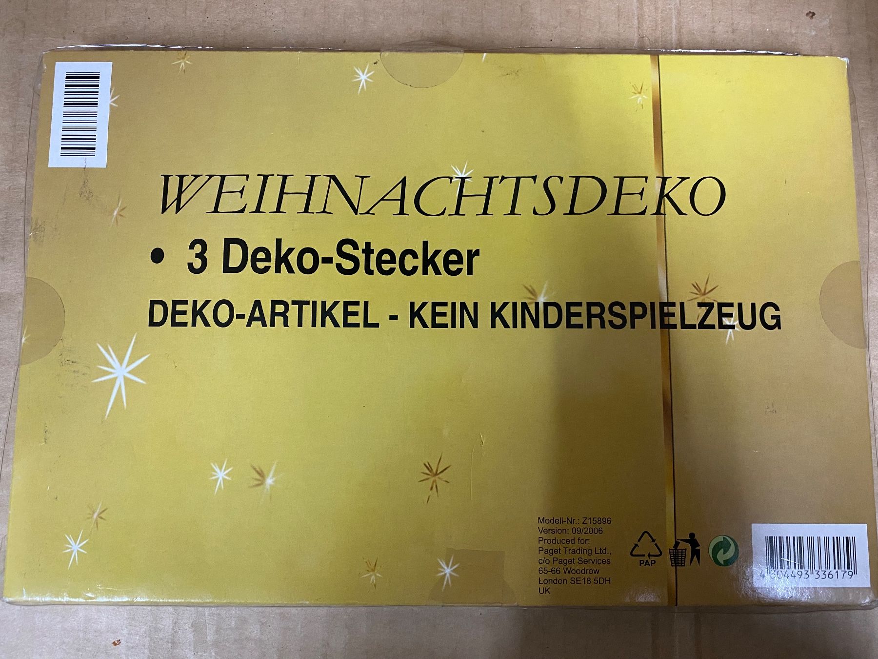 Tutte le decorazioni: Weihnachtsdeko, Deko Stecker 3 Stk. – Nuovo (secondo la descrizione) da Eschlikon TG venduto da ArtRec 3