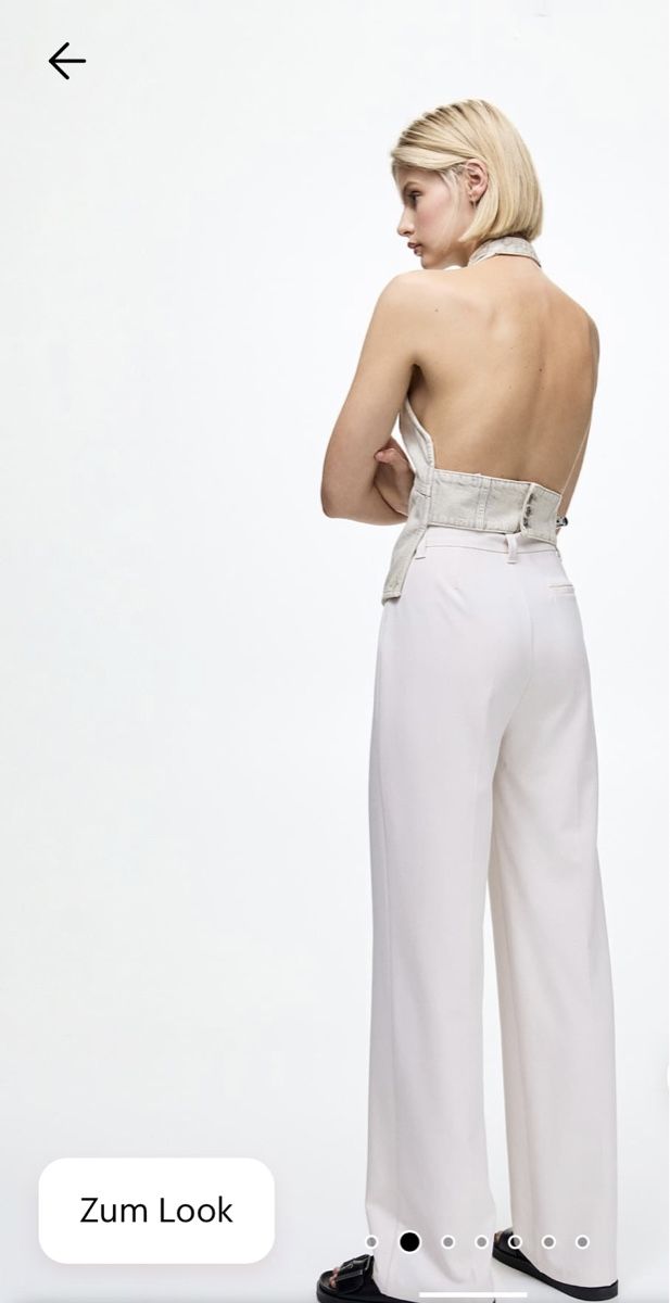 Pull&Bear Pantaloni: Stoffhose mit Straight-Leg – Nuovo e nell'imballaggio originale da Morbio Superiore venduto da mic_8qcl 1