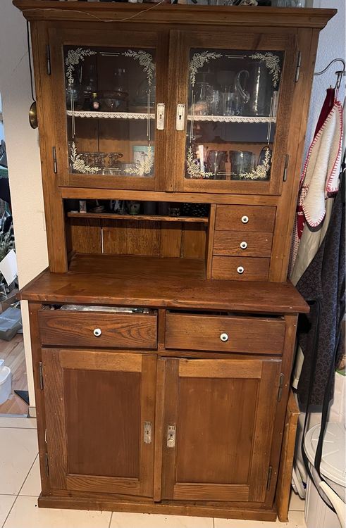 Altes Küchenbuffet mit Hinterglasmalerei (Gebraucht) in Kirchberg BE ...
