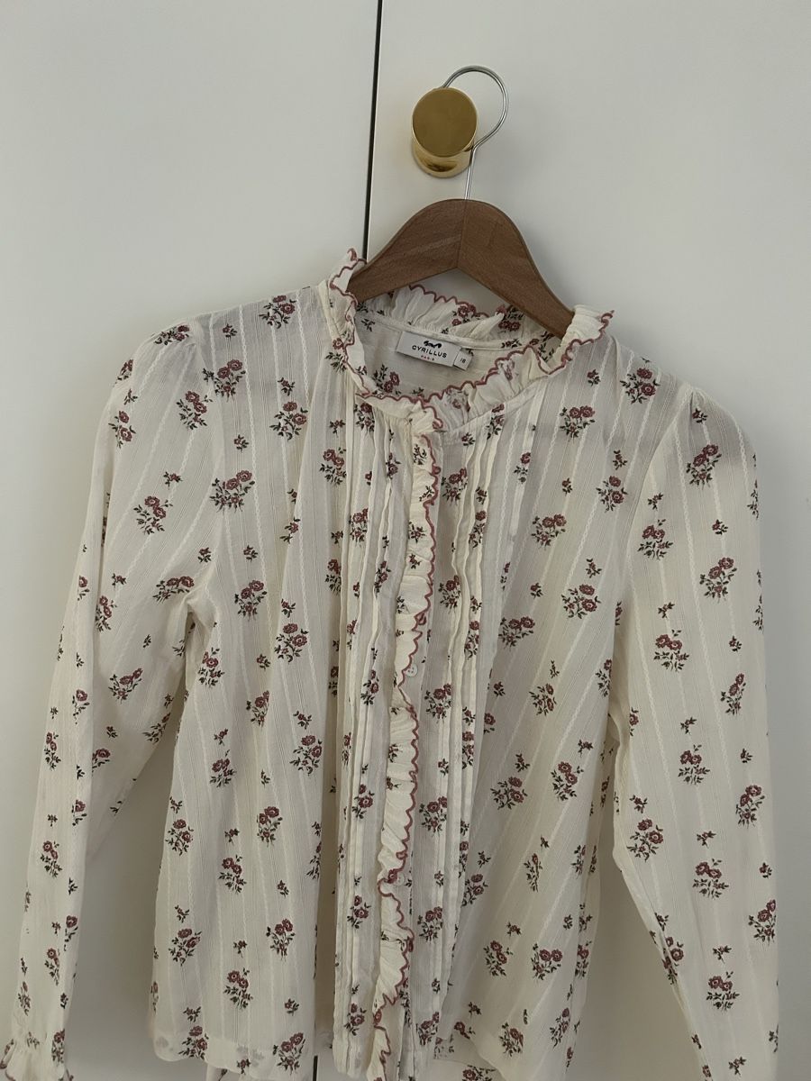Cyrillus Camicette, T-shirt & Top: Geblümte Cyrillus Bluse Neu – Nuovo (secondo la descrizione) da Zürich venduto da sop_82jx 3