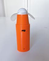 Mini-Ventilator, Orange, Klein und Praktisch für Unterwegs!