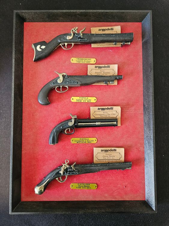 Lot De 3 Armes Miniatures Mal Armodelli – Échelle 1/2.5 – Carcano Et Winchester