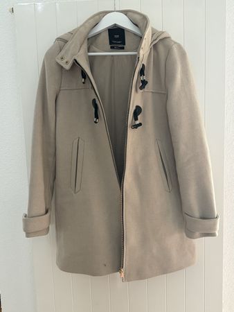 Schicker MANGO beige warmer Damenmantel Grösse S