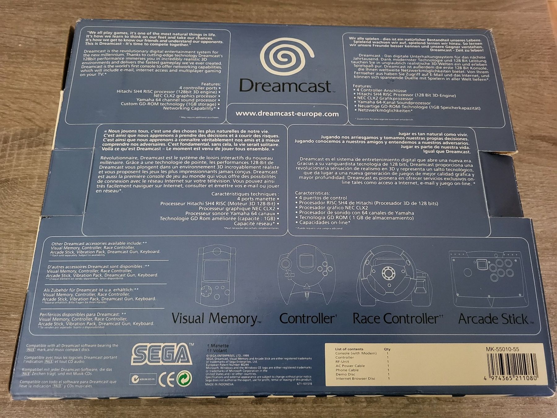 Sega Console: Sega Dreamcast OVP mit Zubehör – Usato da Gossau SG venduto da B.Stillhard 1