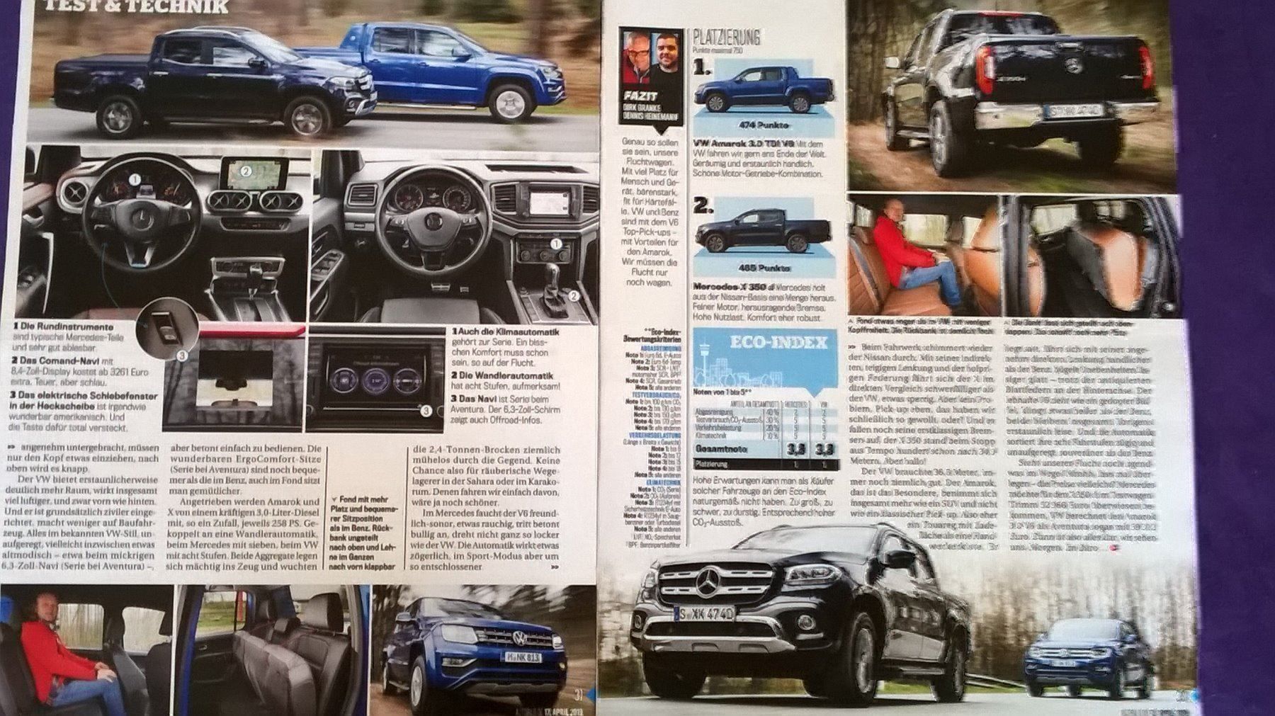 Tutti pezzi di ricambio auto: Bericht VW Amarok vs. Mercedes X – Usato da Bern venduto da micky031 1