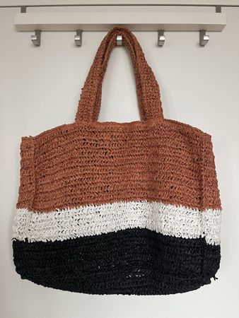 Beach Bag/  Stroh Tasche - perfekt für den Strand