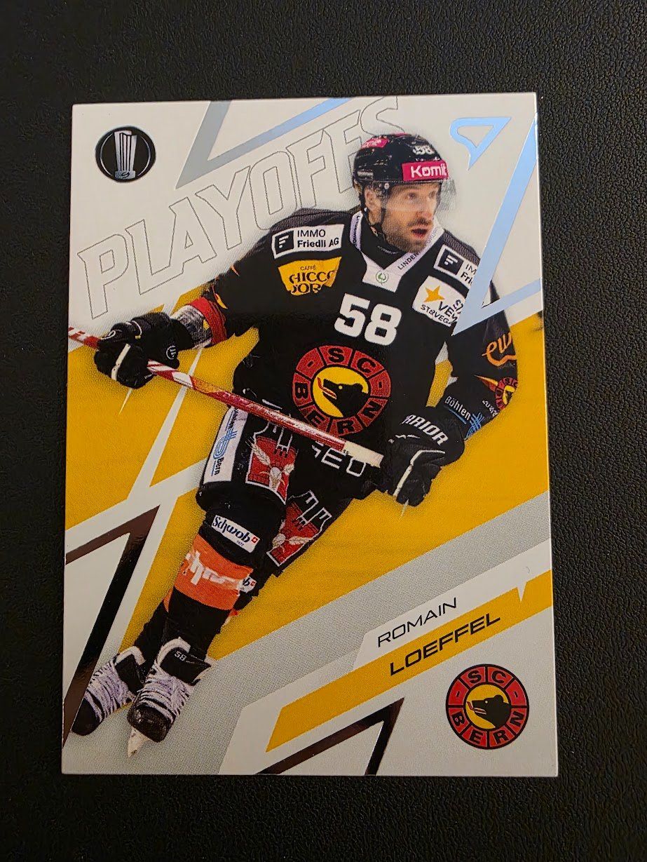 Sportzoo Sammelbilder & Trading cards: 2025/26 SCB Bern Romain Loeffel Playoffs – Gebraucht aus Bauma von Yotanke