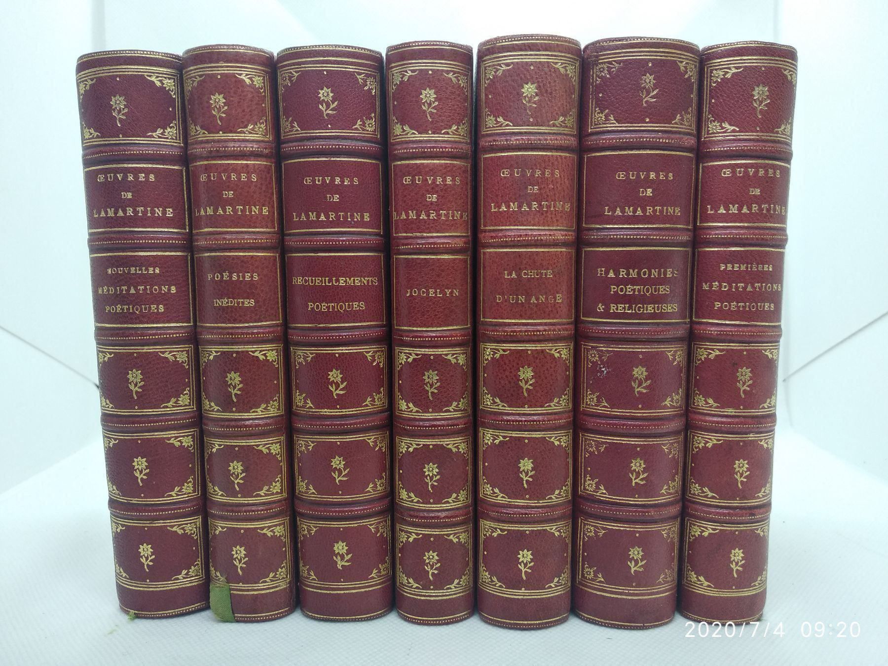 Gemälde: LAMARTINE  OEUVRES 1885-86 – Gebraucht aus Goldach von Gaip