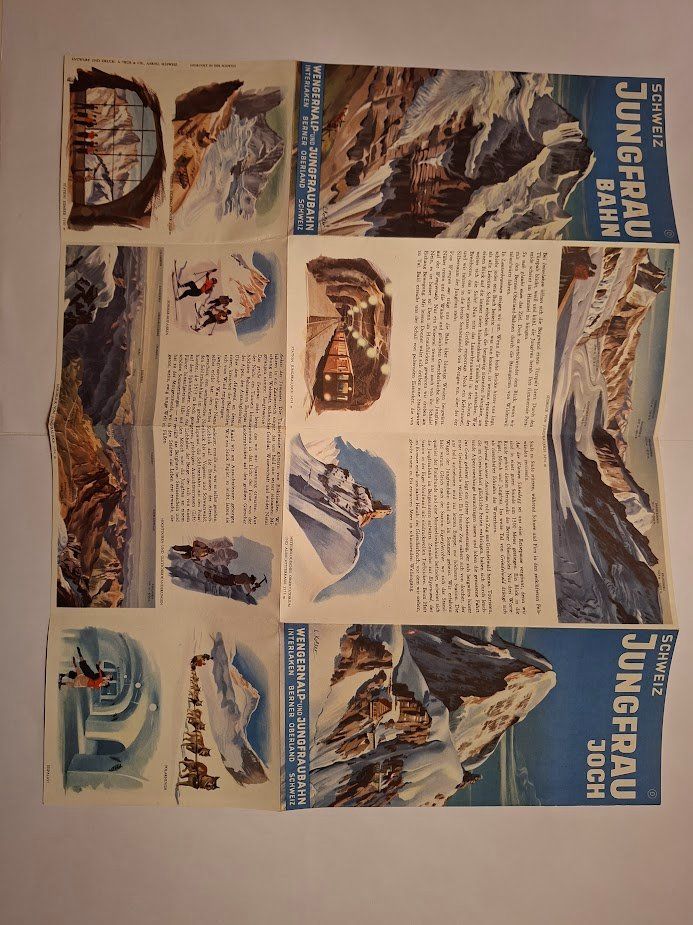 Cartes géographiques & atlas: Jungfrau Joch/Bahn – D'occasion à Piotta par pie_ht2h