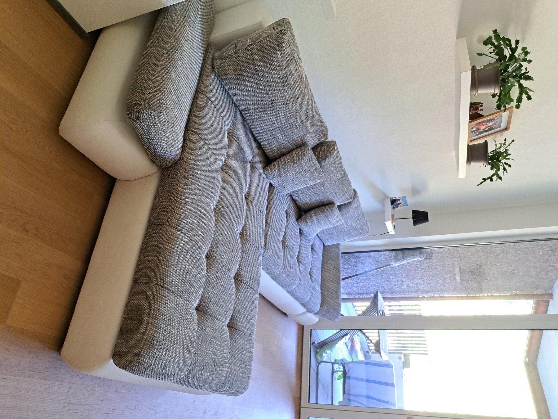 Divani: Ecksofa in Grau-Weiss, 180x180 mit Bettfunktion – Usato da Zürich venduto da dor_lvc5 1