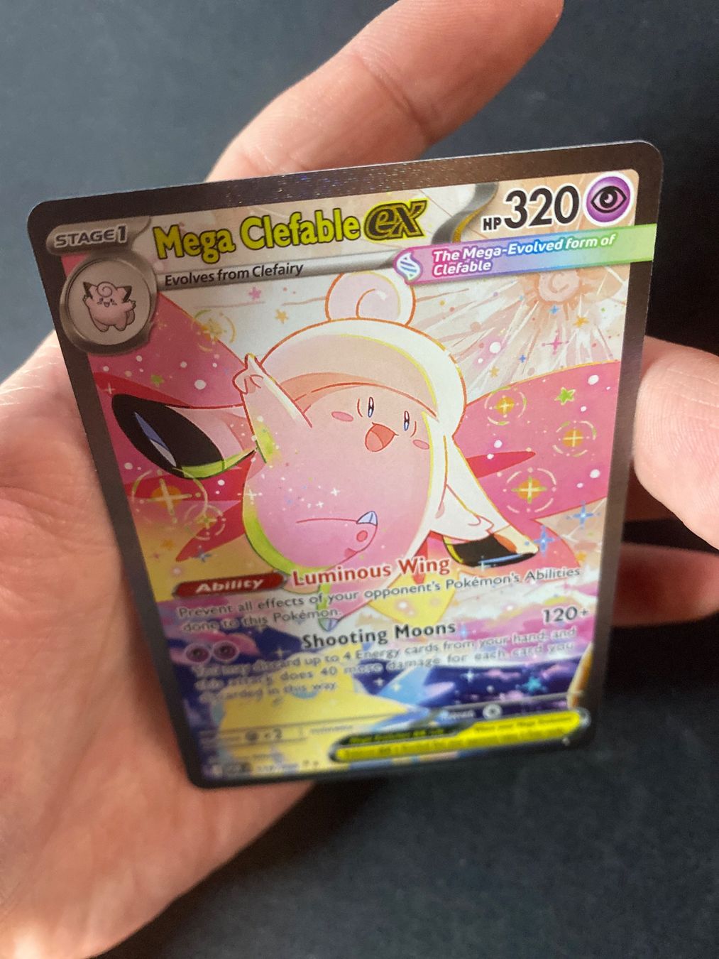 Pokémon Carte collezionabili: Mega Clefable ex 119 - Mega Pixi ex - Perfect Order - EN – Nuovo (secondo la descrizione) da Hausen AG venduto da Shrade 3