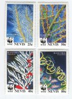Briefmarken "Korallen". Nevis