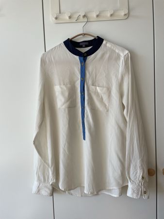 Rossana Diva Seidenbluse Gr. 38 Made in Italy | Seide (92%)
