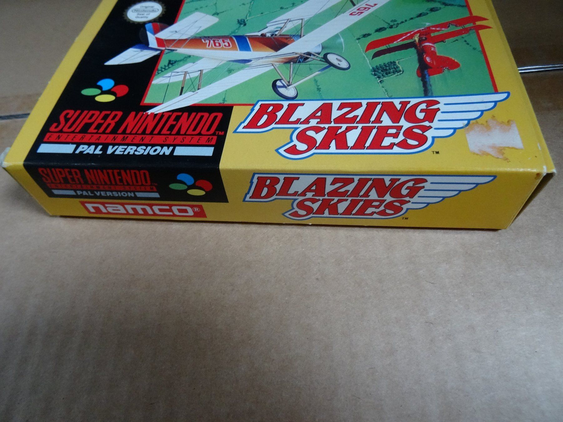 Nintendo Giochi: Blazing Skies SNES OVP – Usato da Olten venduto da Disc-Ausverkauf 3