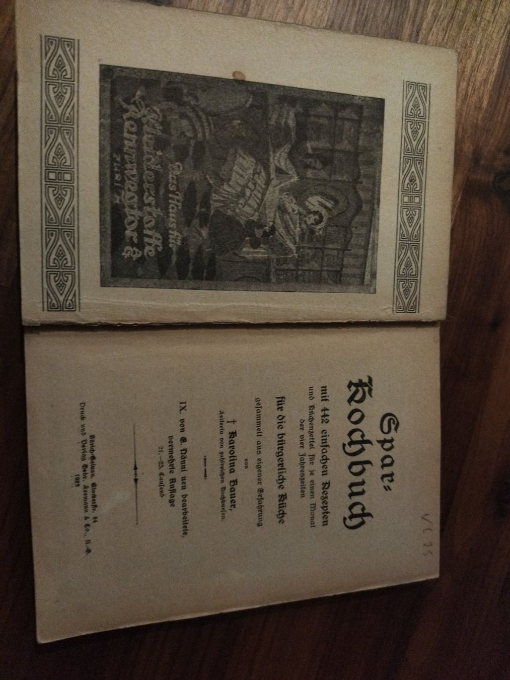 Libri: Kochbuch 1923 Sparkochbuch – Usato da Felben-Wellhausen venduto da bananajoe8474 2
