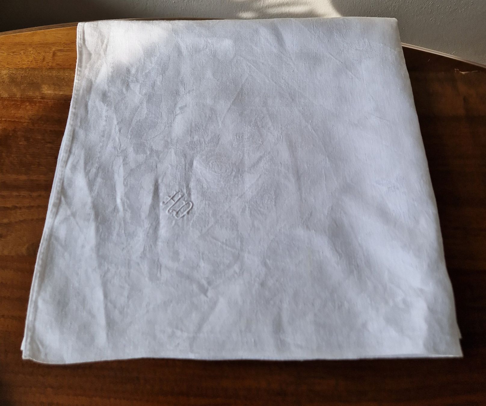 Biancheria da letto: Leinendamast Serviette Monogramm HD – Nuovo (secondo la descrizione) da Bern venduto da Antikbatik 7