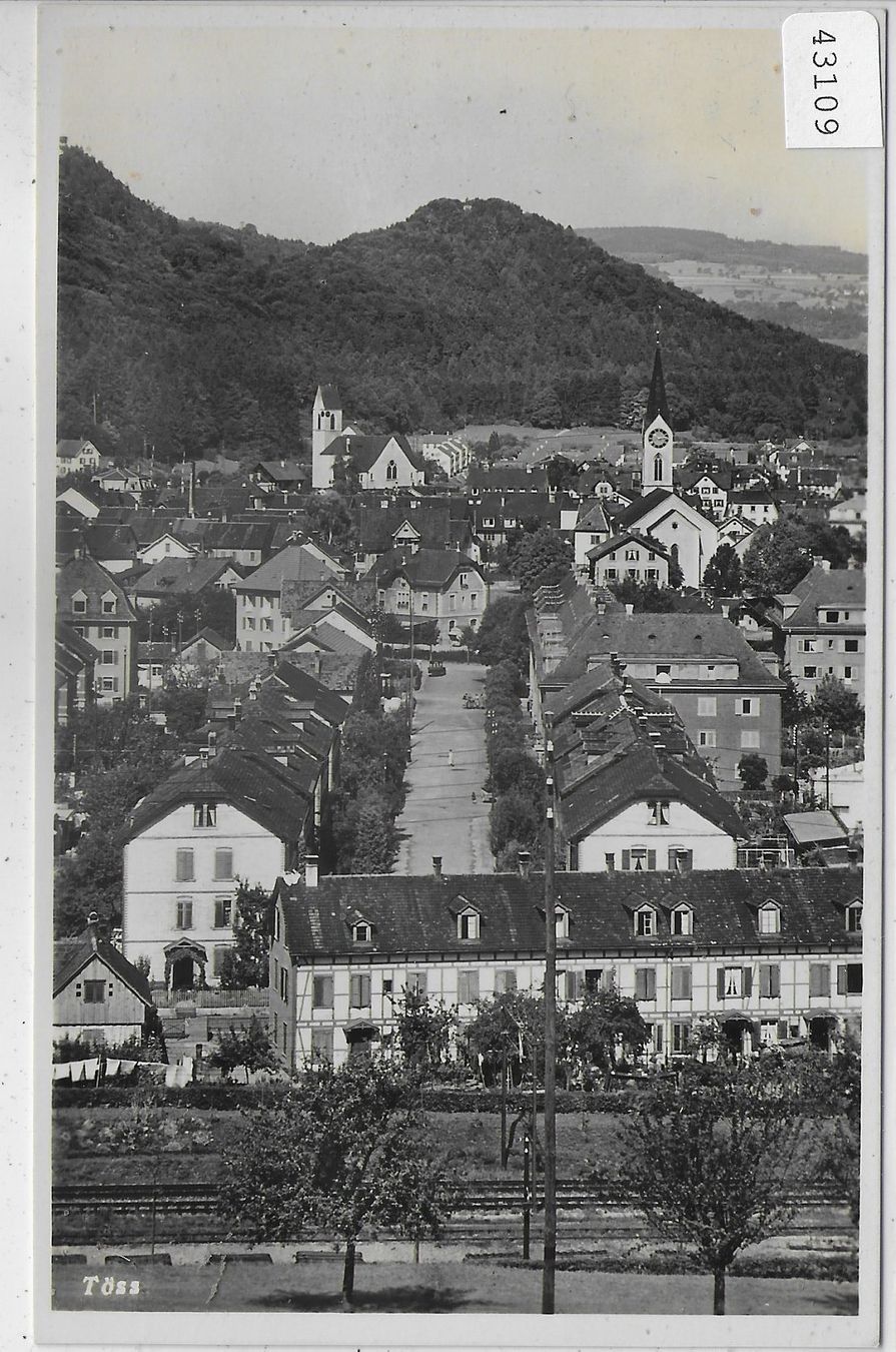 Cartoline postali: Töss - Teilansicht – Usato da Ettingen venduto da Kartenplanet
