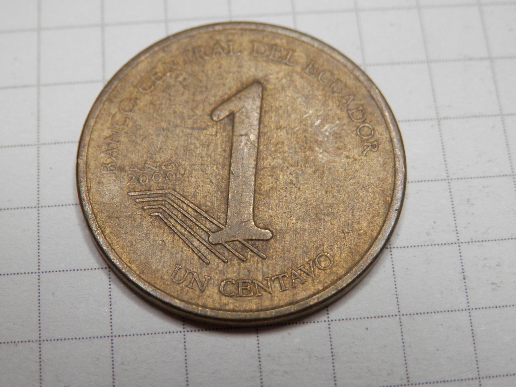 Tutti le monete: Ecuador  1 Centavo, 2000 – Usato da Weiach venduto da weiach81