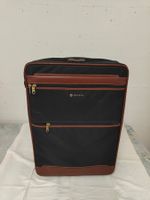 Original Samsonite Rollkoffer Schwarz / Braun Weichschale