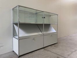 USM Haller Regal/Vitrine 2x3 lichtgrau