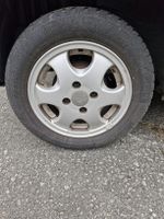 4 jantes aluminium GAMAPARTS 13" avec pneus hiver Continenta