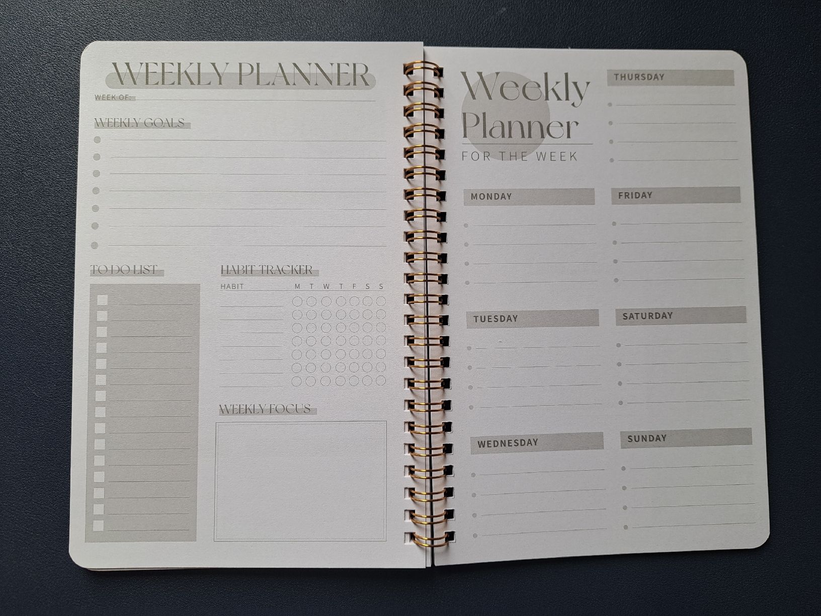 Calendari: Wochenplaner/ Weekly Planner – Nuovo (secondo la descrizione) da Worb venduto da marko_crnac 1