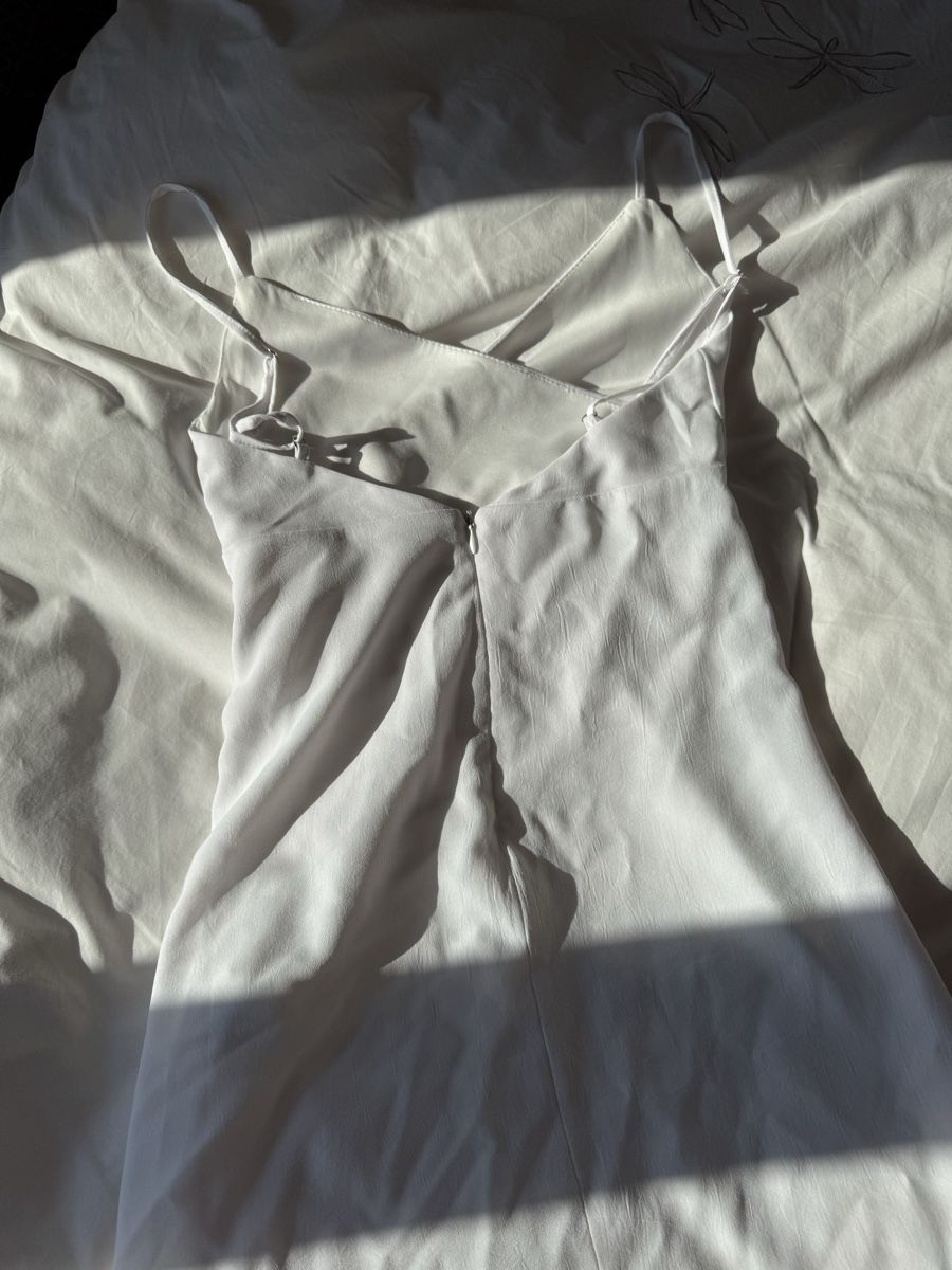 Pull&Bear Vestiti: Pull&Bear White Mini Dress – Nuovo (secondo la descrizione) da Aigle venduto da 029_mbn 3