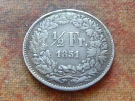 1/2 Fr. 1851  (B)