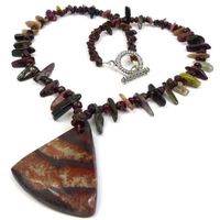 ♛ Wunderschöne Jasper - Kette