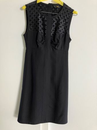 Fendi - robe noire en soie