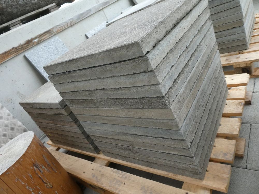 Betonplatten / Platten / Gartenplatten 50x50x4 cm Kaufen auf Ricardo