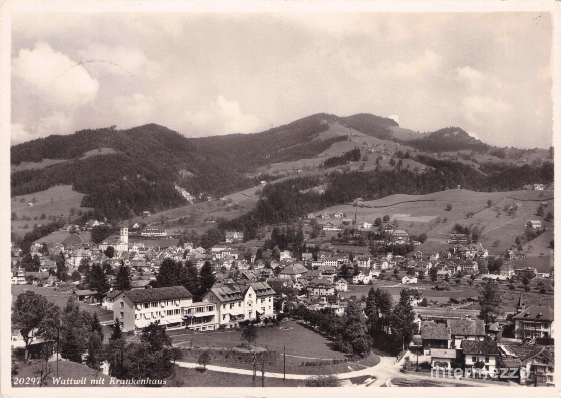 Cartoline postali: Wattwil SG // 1941 Krankenhaus // Sommer – Usato da Basel venduto da intermezzo12