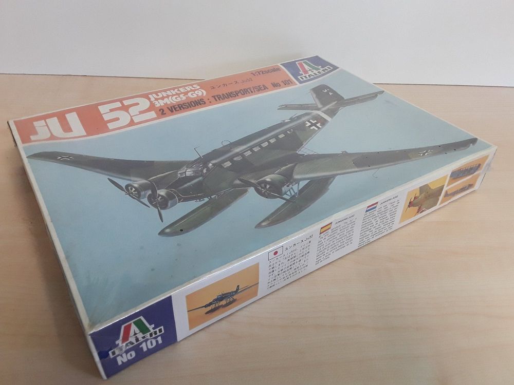 Modellflugzeug _ Junkers Ju52 _ 3M(GS-G9) _ Italeri _ 1:72 | Kaufen auf ...