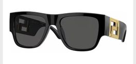 Versace Sonnenbrille Schwarz Gold Elegant Neu