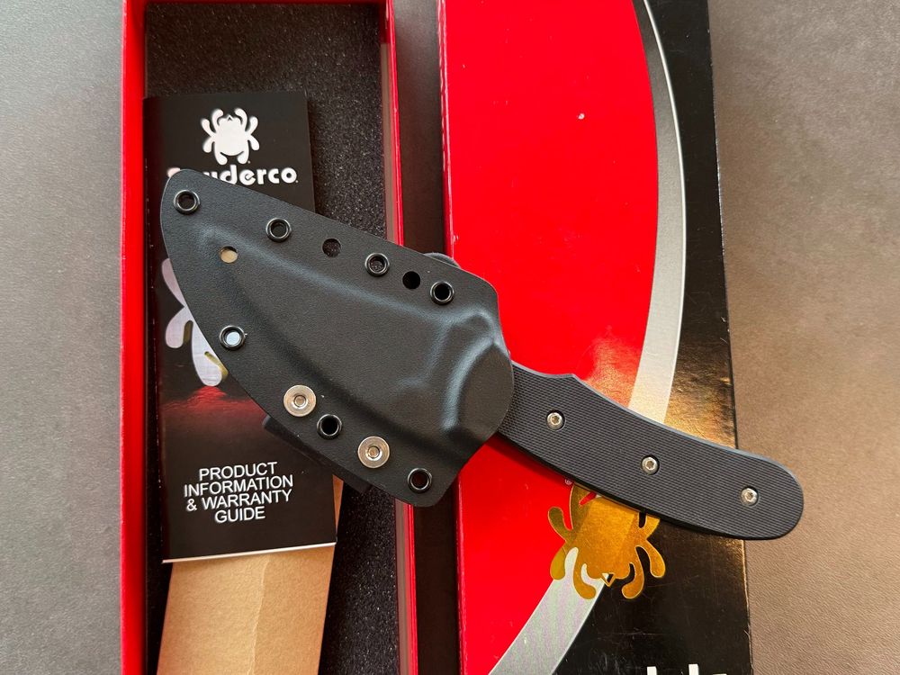 Spyderco FB34GP Reverse Fixed 3.47