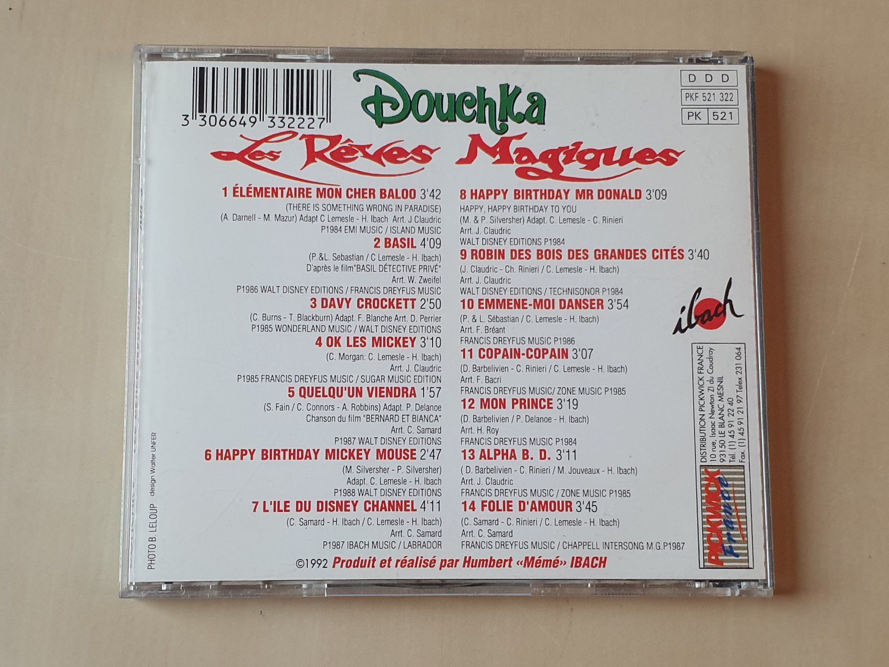 CD: Douchka Les Reves Magiques Vol. 2 – Usato da Stansstad venduto da collectorsshop 1