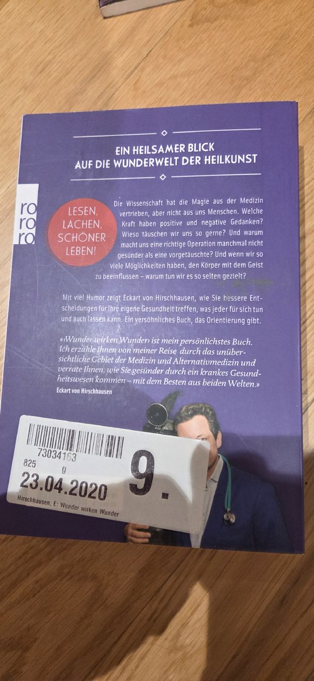 Libri: Hirschhausen WUNDER WIRKEN WUNDER – Usato da Wangen ZH venduto da Benihas 1