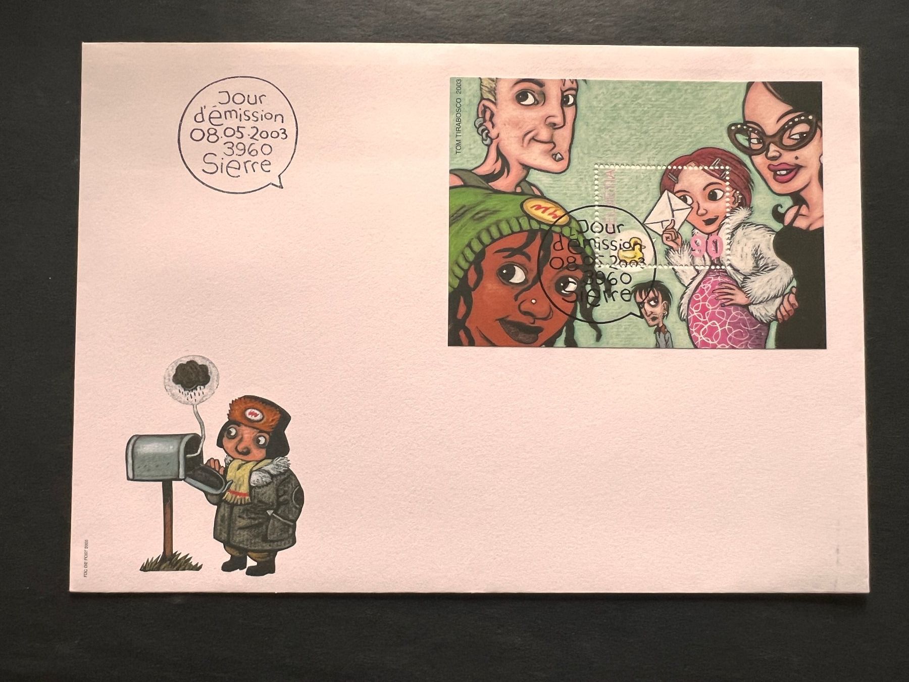 Tutti i francobolli: Midibrief FDC 2003  (R506) – Usato da Hinwil venduto da Sidi4